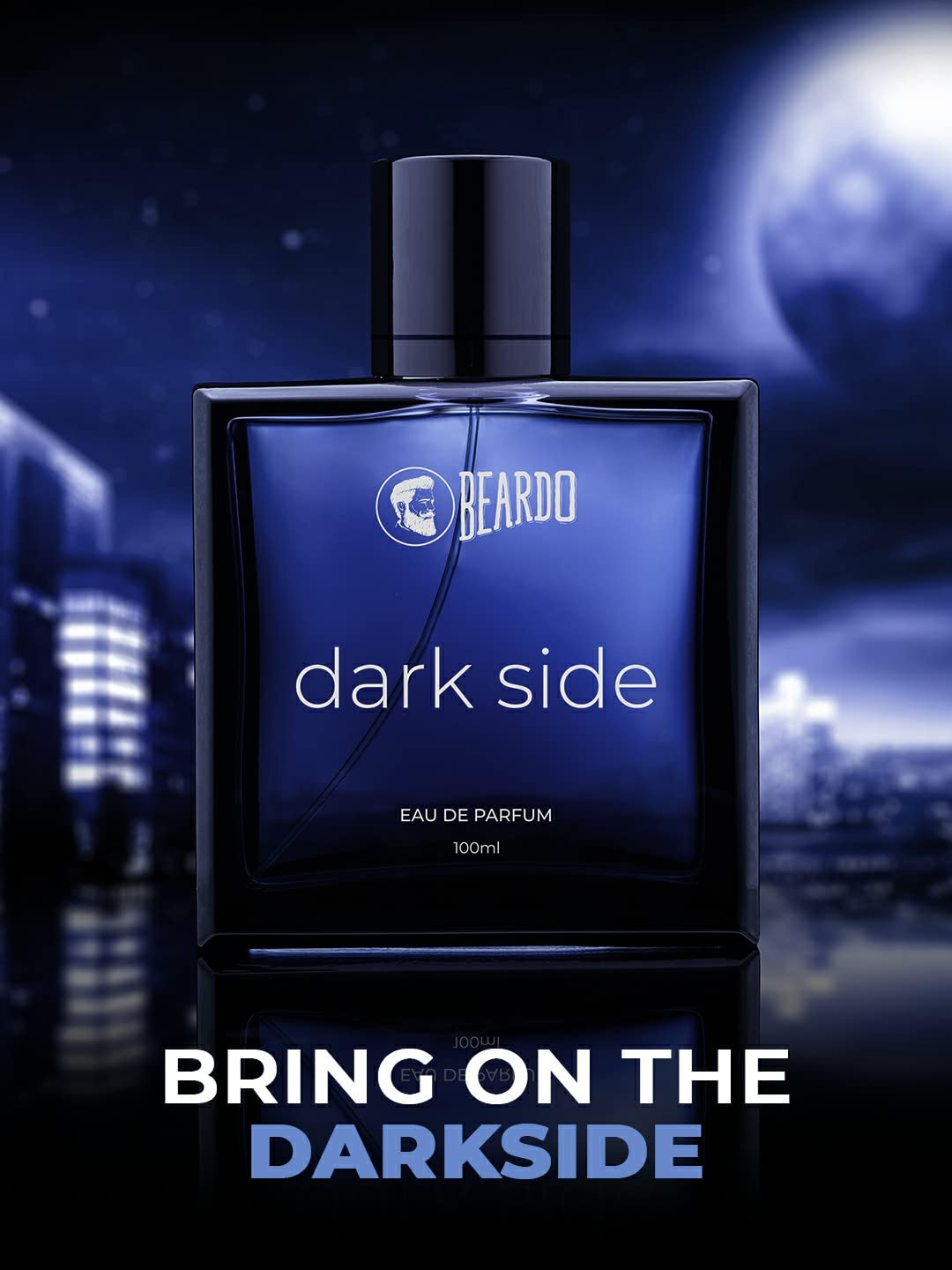 Beardo Dark Side Men Eau De Parfum 100ml 3.4 Fl.oz. | Best Fragrance For Officewear | Long Lasting