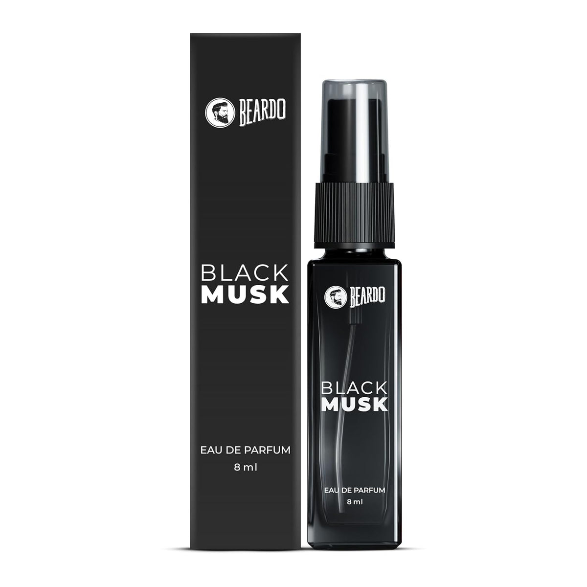 Beardo Black Musk Men Long Lasting Eau De Parfum 8ml 0.2 Fl.oz.| Perfect Gift For Bestfriend