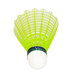 SVR Badminton Nylon Shuttlecocks , Engineered For Excellent Performance And Durability | Green , pack of 6