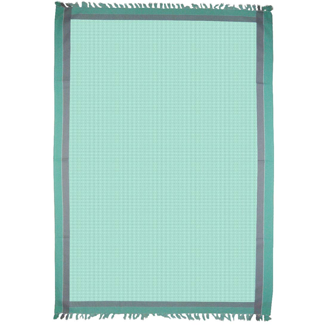 Athom Living Light Weight Cotton Premium Waffle Border Bath Towel | Pack Of 4
