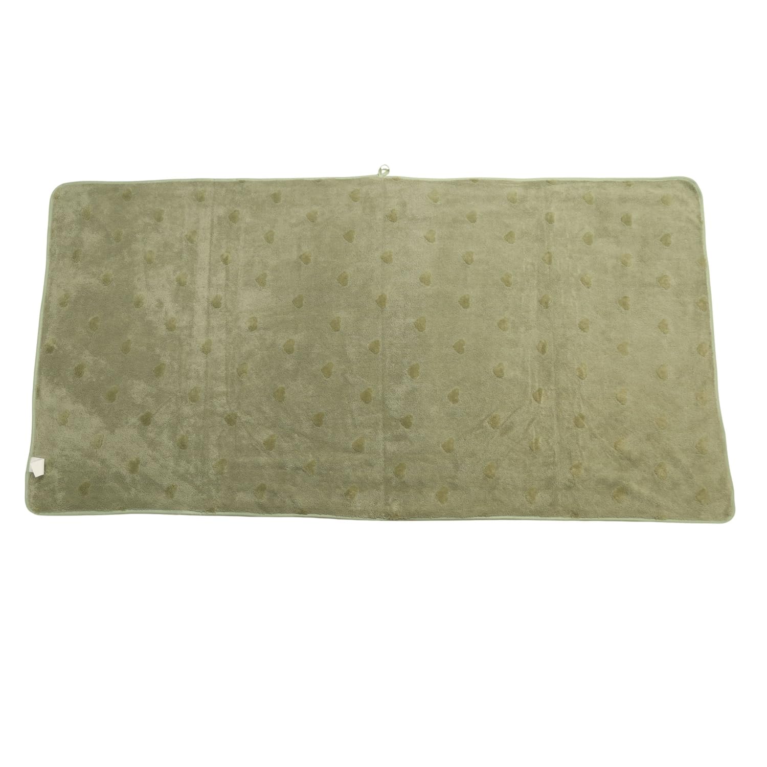 Hanker Ultra Luxury Large Size Plush Bath Towel 500 Gsm | Hearts Pattern Super, Very Soft On Skin, Luxurious Fabric, Pure Polyamide Bath Towel (Green)