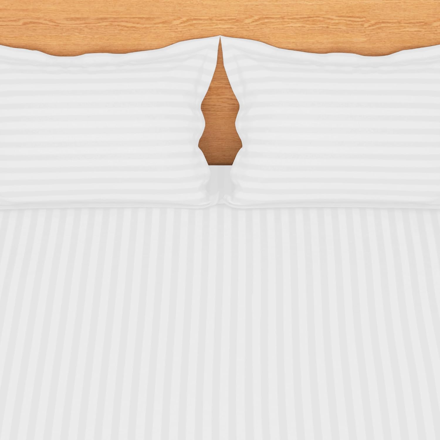 Perfect Double Bedsheets For Queen Size With Two Pillow Cover - 88 X 100 Inches, White | Soft & Breathable, For Bedroom & Gifting