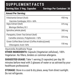 Inlife Keto Slimming Capsules, Extracts - Garcinia Cambogia, Green Coffee Bean, Green Tea, Spirulina Moringa Weight Management Supplement | 90 Vegetarian Capsules 100gm 0.2lbs Each Pack Of 2