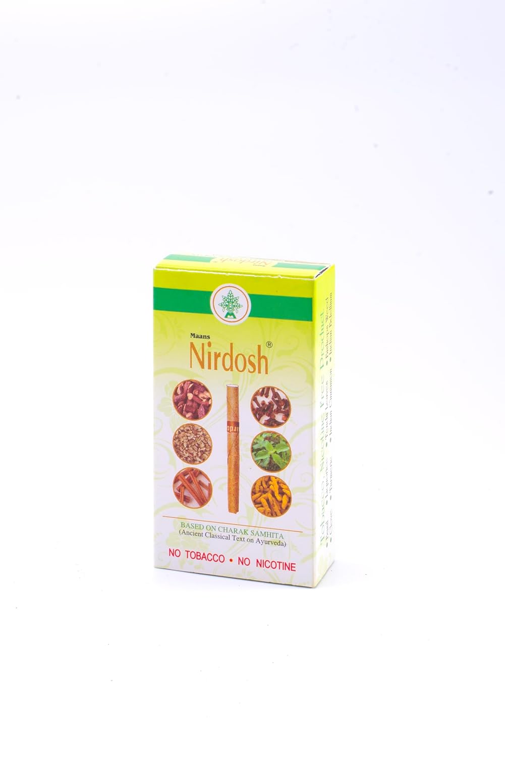 Clove Mint Flavored Herbal Filter Dhoompan Sticks - Pack Of 3X 10 Pcs Herbal Cigarette | Bidi Sticks Rolled In Tendu Leaves, Non-Addictive Sticks - Tobacco Free & Nicotine Free