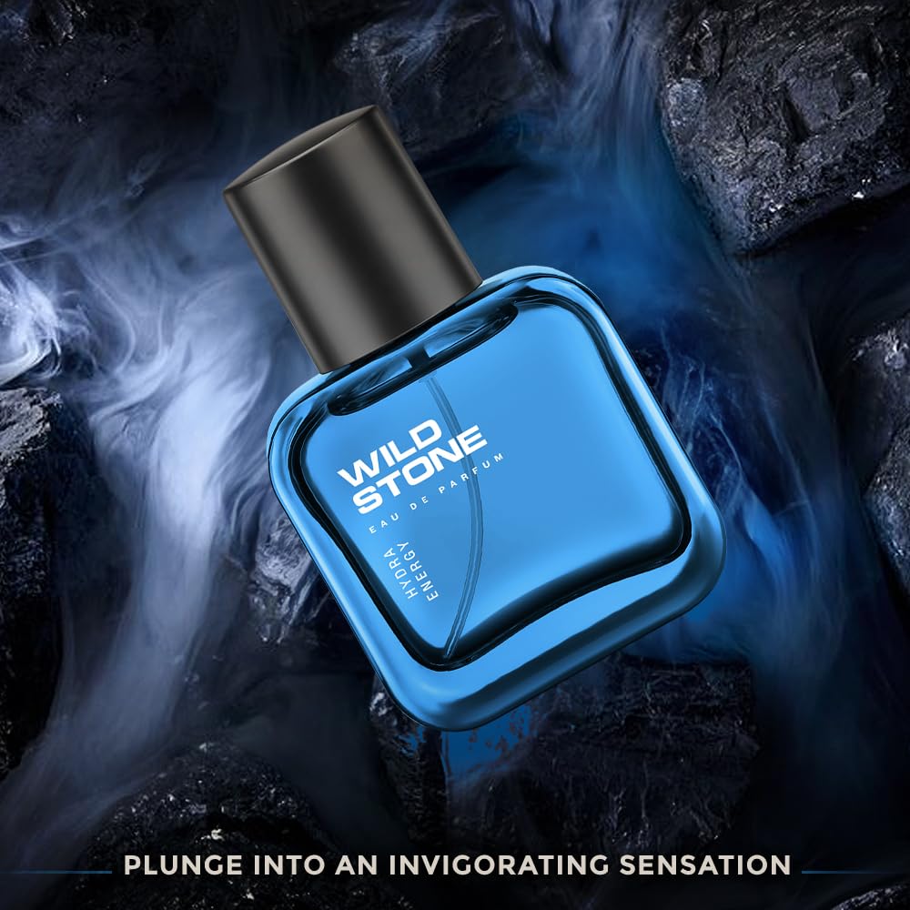 Wild Stone Hydra Energy Eau De Parfum 30ml 1.0 Fl.oz. | Perfect Gift For Special One | Long Lasting