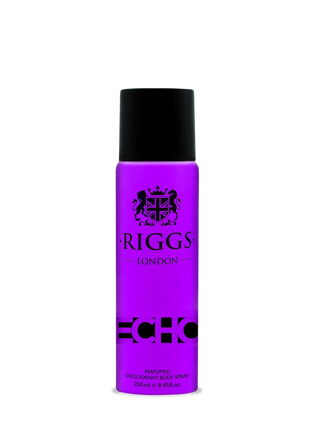 Riggs London Echo Perfumed Deodorant Body Spray 250ml 8.4 Fl.oz. For Unisex | Long Lasting