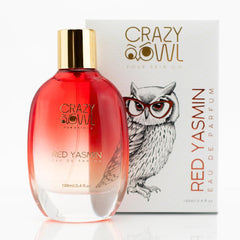 Crazy Owl Red Yasmin Eau De Parfum 100ml 3.4 Fl.oz. Premium Long Lasting Luxury Unisex Perfume