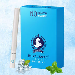 Royal Swag Ayurvedic Herbal Cigarettes 100% Tobacco Free 100% Nicotine Free Cigarettes Mint Flavoured | Smoking Cessation Pack Of 50