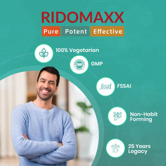 Ridomaxx Multivitamins & Minerals For Men , Improving Bone Health & Revitalizing Your Body | 60 Tablets , 100gm 0.2lbs