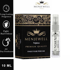 Menjewell Heavenly Rose Eau De Perfume 10ml 0.3 Fl.oz. Unisex Fragrance | Long Lasting | Non Alcoholic