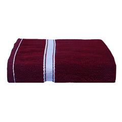 Kuber Industries Cotton Bath Towels 490 Gsm Large Size | Quick Dry Super Absorbent Bathing Towel For Men & Women (Maroon)- Pack Of 3