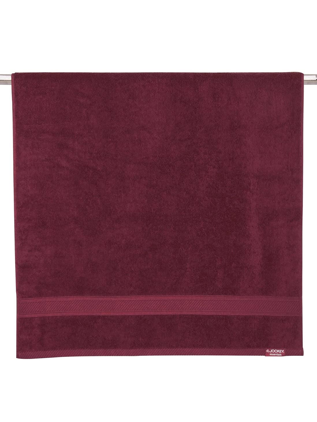Jockey Cotton Bath Towel T101 500 Gsm (Burgundy)