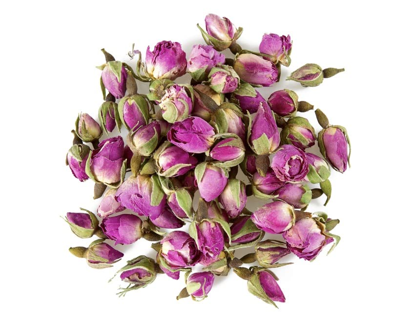 San-Cha Rose Buds Beautifying Herbal Tea - 50gm, 1.7 Ounce | Improves Skin Health, Rich In Vitamin C - Zero Caffeine