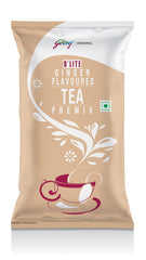 Godrej Vending Ginger Flavoured D'Lite Instant Tea Premix - 1 Kg, 35.2 Ounce | 3 In 1 Tea Piping Hot Tea - Easy To Use, Suitable For Vending Machine