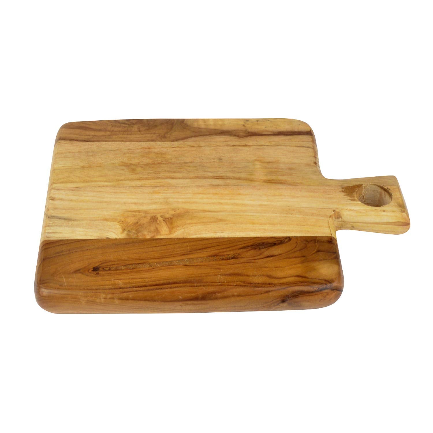 Brown Teak Wood Chopping Board - 9” X 7” | Cheese & Bread Board - Cheese Platter Board | Cutting Board - Wooden Platter