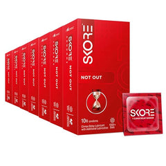 Skore Condoms - 10 Count (Pack of 7, Not Out)