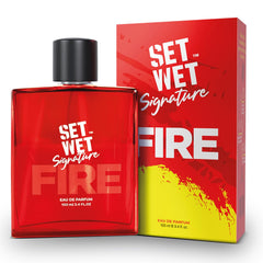 Set Wet Fire Perfume For Men 100ml 3.4 Fl.oz. | Woody Long Lasting Perfume For Men | Gift For Men | Best Date Night Fragrance
