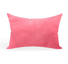 Hello Teddy Design Kid's Pillow, Velvet Super Soft Kids Pillow, Pink - 12 X 18 Inch | For Sleeping & Travel, Suitable For All Sleepers | Multipurpose & Comfortable, Breathable - 1 Piece