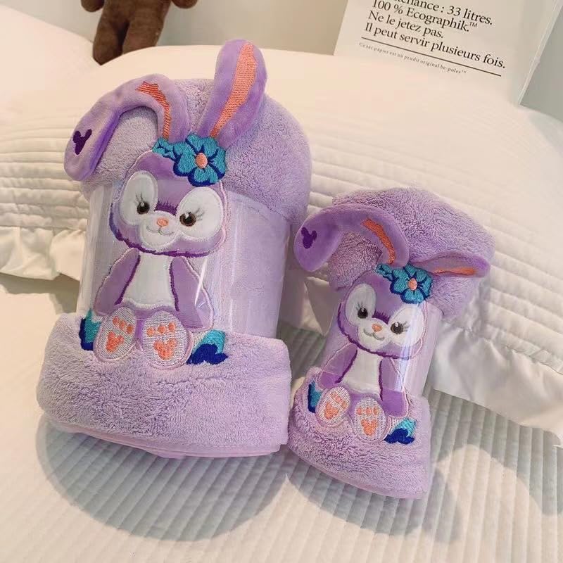 Homecloud Super Soft Rabbit Bath Towel With Hand Towel 700 Gsm | 3x Softer Than Cotton Towels A Gift For Baby Shower | Set Of 2