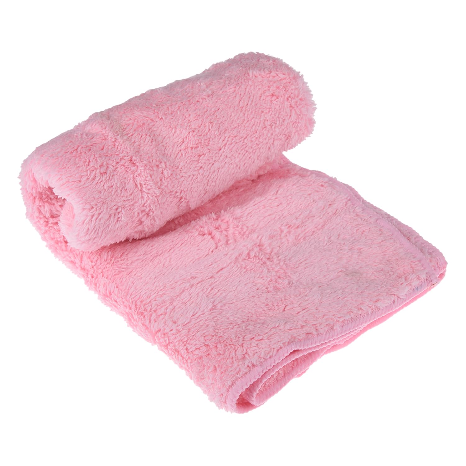 Kuber Industries Cleaning Towel 150 Gsm | Reusable Cleaning Cloths For Kitchen, Duster, Cleaning Towel (Light Pink) Pack Of 1