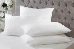 Microfiber Soft Sleeping Pillow, Hotel Quality Pillow, White, Size - 16 X 24 Inches | Soft Bed Pillow, Washable, Breathable, For Side, Back & Stomach Sleeper - Set Of 4