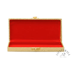 Designer Rectangular Shaped Cash Box, Shagun Box, Gift Box, Gaddi Box, Jewellery Box, Shagun Envelope, Colour - Golden
