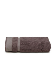 Spaces Hygro Cotton Bath Towel 600 Gsm | Dries You Quicker Blooms Softer When Washed Dries You Quicker (Dark Brown)