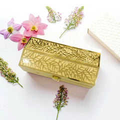 Designer Lazer Cutting Shagun Cash Box Or Gaddi Box For Shagun, Money Box For Wedding, Anniversary, Baby Shower, Ring Ceremony Eidi Or Any Other Occasion, Pack Of 1, Gold