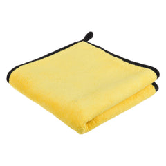 Kuber Industries Cleaning Towel 200 Gsm | Reusable Cleaning Cloths For Kitchen, Duster & Home Cleaning Towel Hanging Loop - Pack Of 1 (Yellow)