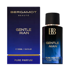 Bergamot Beaute Gentle Man Pure Parfum 100ml 3.4 Fl.oz. | 12+ Hrs Long Lasting Perfume For Men | Higher Concentration Than EDP