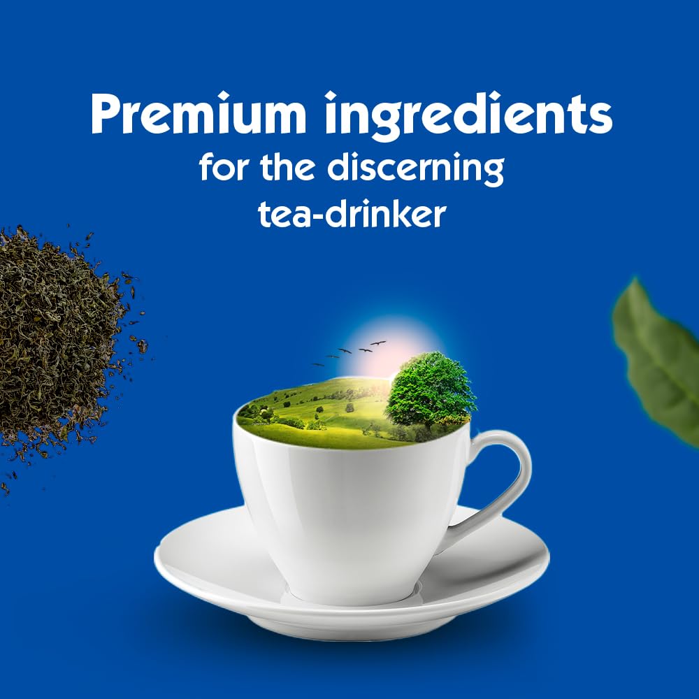 Society Twisted & Curled Leaf Tea - 500gm Jar, 17.6 Ounce | Special Blend From Finest Tea Assam Gardens - Low Caffeine Chai Patti | Premium Ingredients For The Discerning Tea Drinker