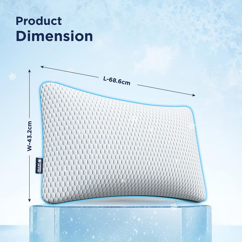 Microfiber Sleeping Pillow, Snow Tec Adjustable Plush Pillow, Cool Pillow, White | Hot Sleepers, Height & Firmness Adjustable Zipper | Machine Washable Bed Pillow - Pack Of 1