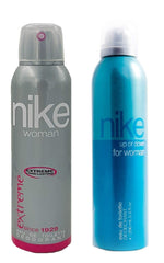 Nike Extreme & Up Or Down Eau De Toilette Long Lasting Deodorant Body Spray 400ml 13.5 Fl.oz. Pack Of 2 | Perfect Gift For Girlfriend