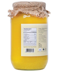 100% Pure Organic Desi Gir Cow Ghee By Vanalaya | Rich Source Of Vitamin A & Healthy Delicious Pure Desi Ghee | (1 Litr) 33.8 Ounce | Jar Pack