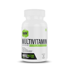 Muscle Nectar Multivitamin With Multimineral, Amino Acids & Green Tea Extract, For Men & Women | 90 Tablets 150gm 0.3lbs