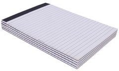 Writing Pad, A5 Size 35 Sheets Each, With Narrow-Ruled Sheet, Easy to Carry, Pack Of 5