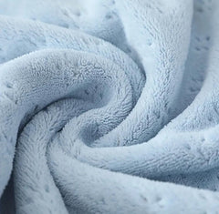 Khillayox Microfiber Coral Fleece Bath Towels 400 Gsm | Texture Luxury Soft Highly Absorbent Bath Towel Quick Dry Bath Towel (Skyblue)