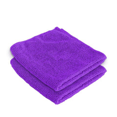 Kuber Industries Face Towel 300 Gsm | Antibacterial Microfiber Hand Towel (Purple) - 2 Pcs
