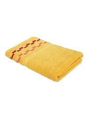 Bianca Super Soft Turkish Terry Towel 600 Gsm | 100% Mercerised Cotton Large Bath Towel Super Absorbent | Anti Bacterial, Quick Dry Technology - Gold