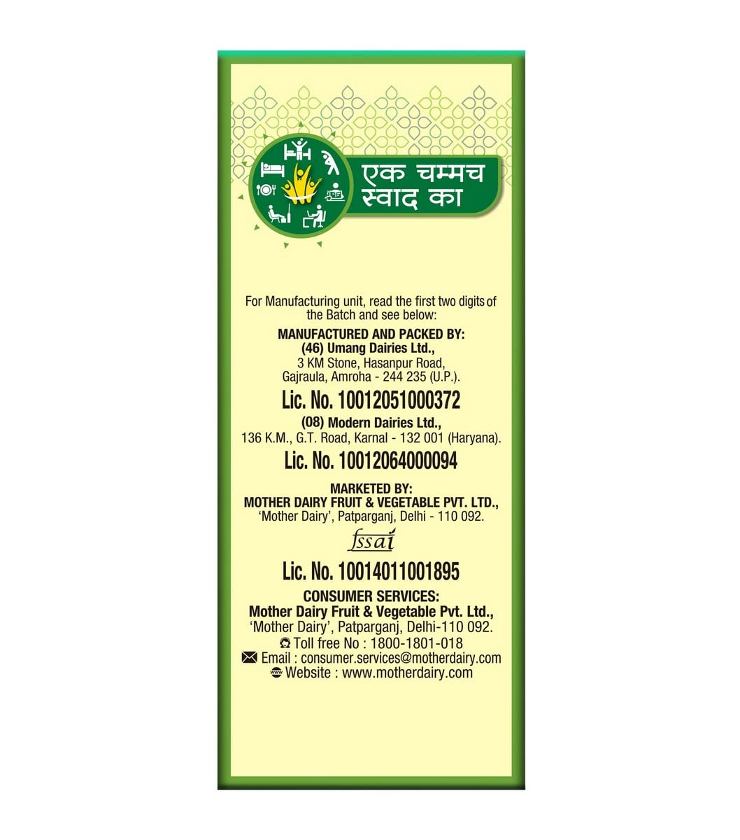 Natural Desi Cow Ghee By Mother Dairy | Good Source Of Energy Healthy & Nutrients Desi Cow Ghee Perfect For Glowing Skin | (1 Litr) 33.8 Ounce | Box Pack