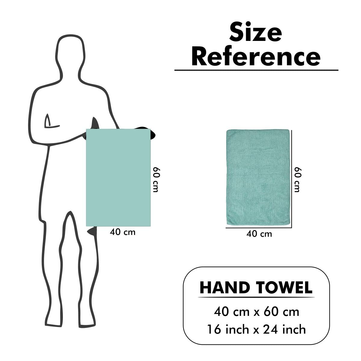 Urbanleaf Super Soft Microfiber Hand Towels, Gym & Workout Towels (3 Pieces, Multi Colors, 400 Gsm)