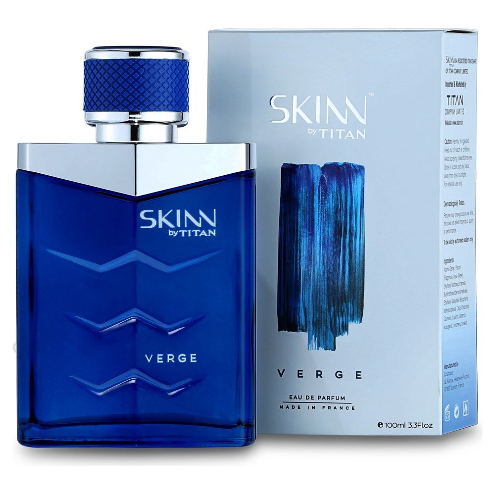 Skinn By Titan Verge Fragrance Eau De Perfume For Men, 100ml 3.4 Fl.oz.| Long Lasting Fragrance