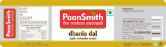 Paansmith Dhania Dal 180gm, | Healthy Digestive | Split Coriander Seeds