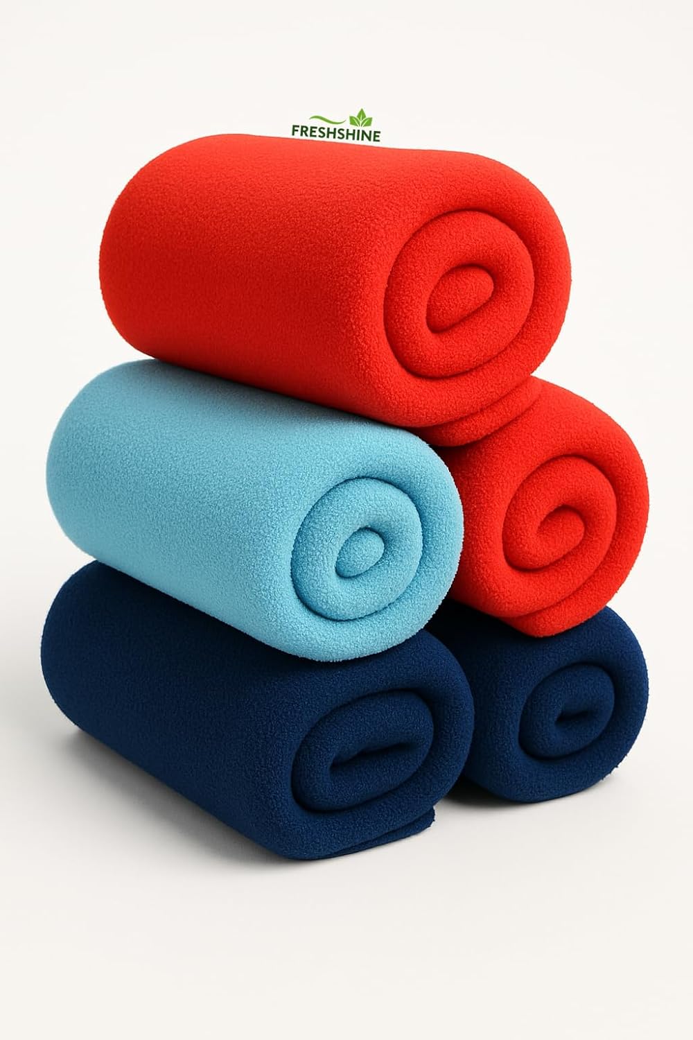 Freshshine Face Towel 600 Gsm | Super Soft Quick Dry Microfiber Face Towel (Multicolor) - Set Of 4