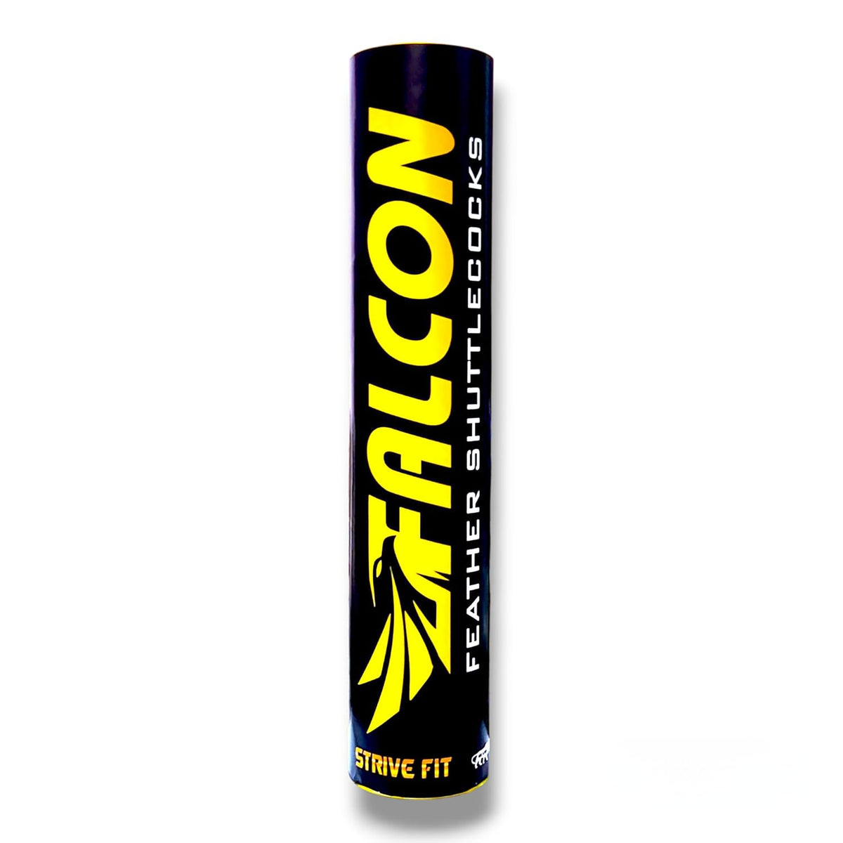Strive Fit Falcon Feather Badminton Shuttlecocks , White | For Professional And Recreational Play , Pack Of 10