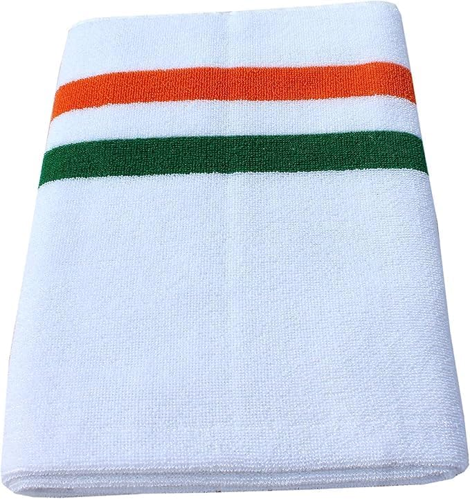 Lrsdaa A New 100% Cotton Bath Towels 450 Gsm | Super Absorbent & Soft Bath Towel For Men & Women (White)