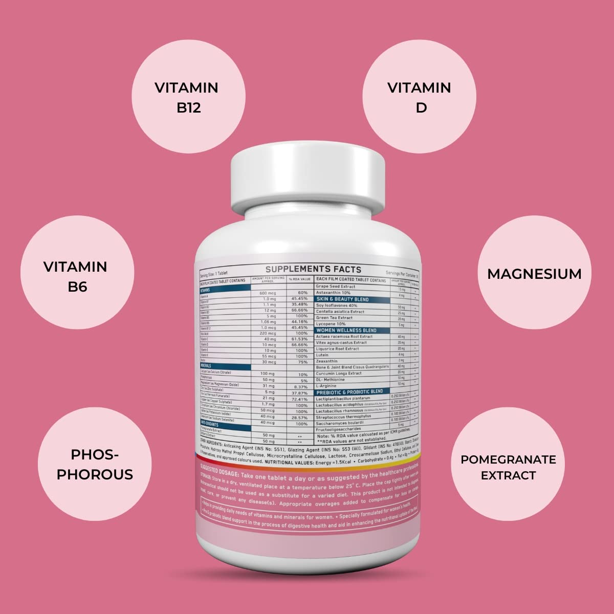 Alpha Mortal Platinum Daily Multivitamin Tablets | Enhances Stamina, Energy, Joint Health, Recovery & Endurance | 30 Tablets , 50gm 0.1lbs , Each Pack Of 2