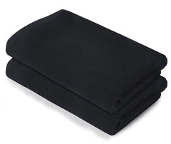 Kuber Industries Cotton Bath Towel 900 Gsm (Black)- Pack Of 2