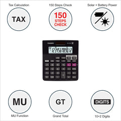 Casio Mj-12d 150 Steps Check And Correct Desktop Calculator | Operation You Are Currently Performing