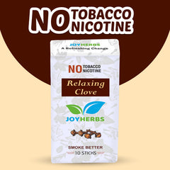 Herbal Cigarettes For Smoking, Clove Flavoured King Size Herbal Smoke Sticks Pack Of 30 - Tobacco Free & Nicotine Free